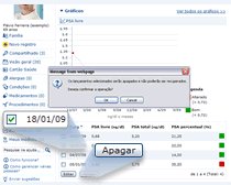 Apagar dados