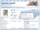 Como imprimir dados do Centralx Saúde?